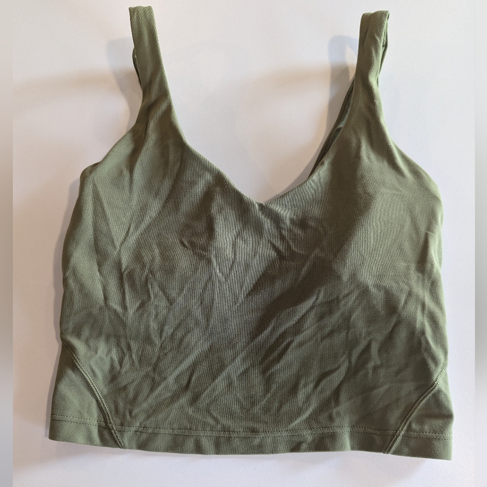 lululemon Align Racerback Tank Top in Green Foliage size 2